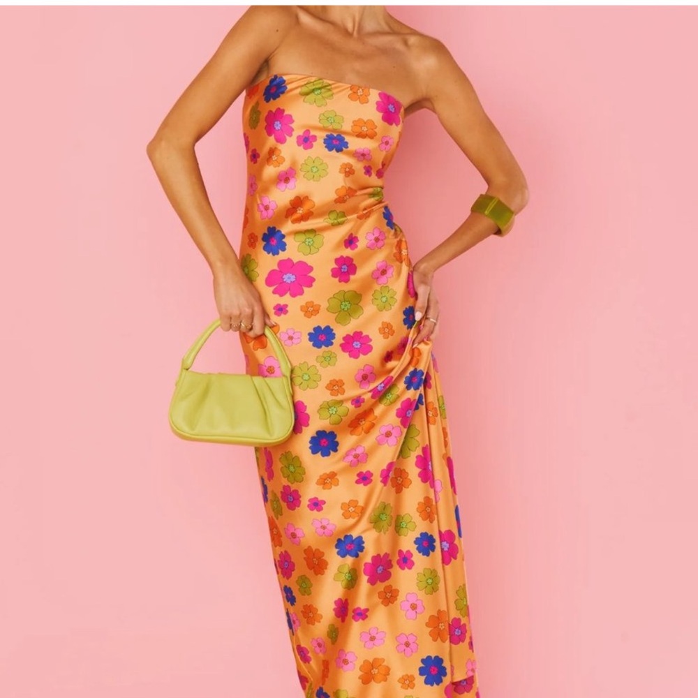 COPY - Show me your mumu tube dress - poppin poppy